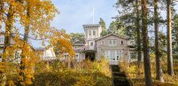 Hotel Punkaharju villa in autumn colours